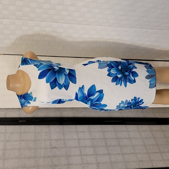 BRAND NEW CALVIN KLEIN FLORAL-PRINT SHEATH DRESS - Picture 3 of 14